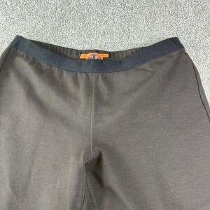 Tory Burch Brown Leather Knee Patch Riding Pull On Pants Womens Size M Designer